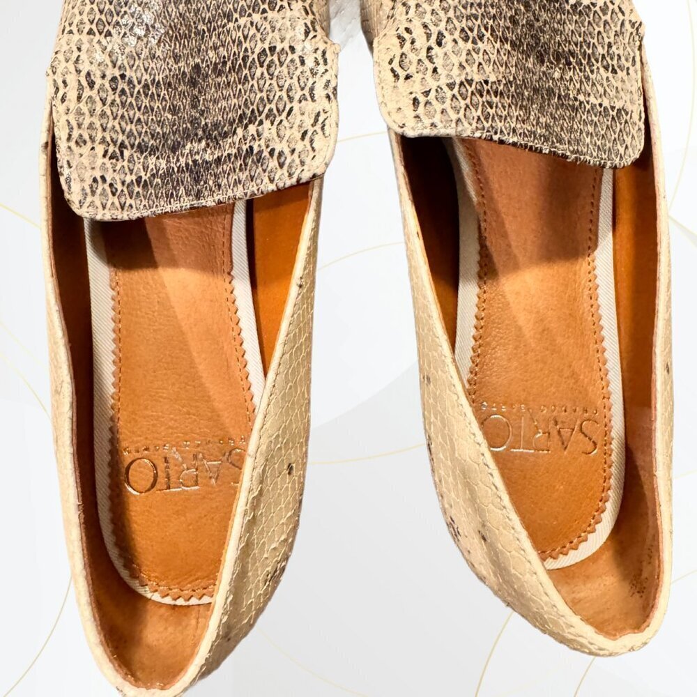 NWOT Franco Sarto Women's Topaz Snake Print Loafers - Picture 5 of 7